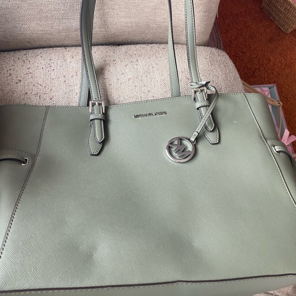 Michael Kors Sage Green Tote Bag